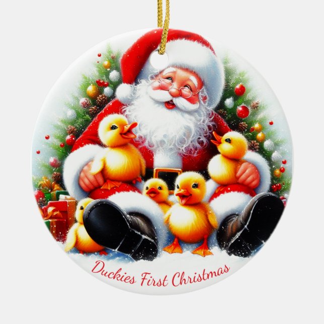 Customized Duckling Christmas Ornament (Framsidan)