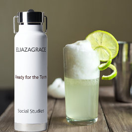 Customized Elegant Cute New Term Teacher Name Gift