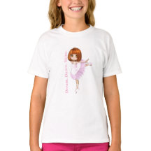 Customized Future Balerina Star Girl T-shirt