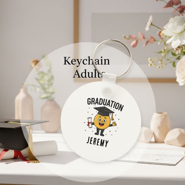 Customized Graduation Keychain - Funny Gift  Nyckelring (Skapare uppladdad)
