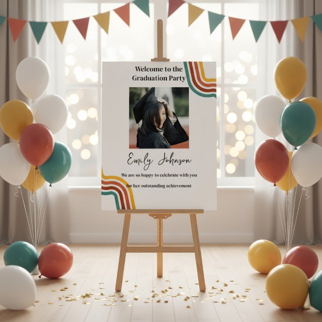 Customized Graduation Party Poster Boho (Skapare uppladdad)