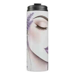 Customized Lavender Purple Woman Elegant Beauty