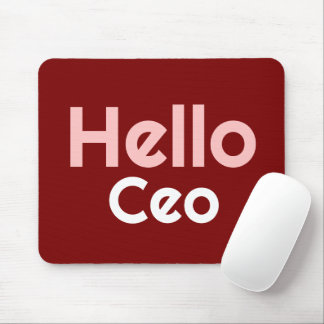 Customized Modern Elegant Hello Ceo Red Girl Gift Musmatta