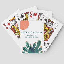 Customized Personalized Airbnb Playing Cards Casinokort