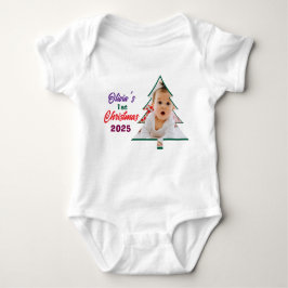 Customized Photo Olivia's 1st Christmas Tree T Shirt