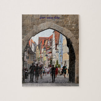 Customized Puzzle of Rothenburg, Germany Pussel