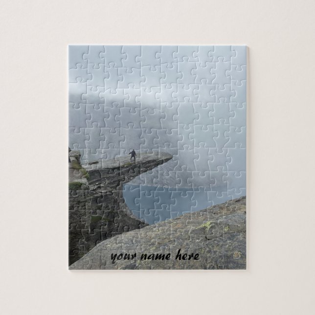 Customized  Puzzle of  Trolltunga Norway  Pussel (Vertikal)