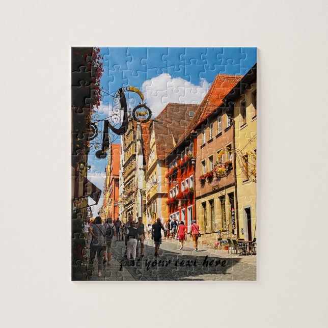 Customized travel Puzzle of Germany Pussel (Vertikal)