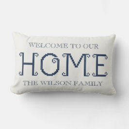 Customized "Welcome to Our Home" with Family Name Lumbarkudde