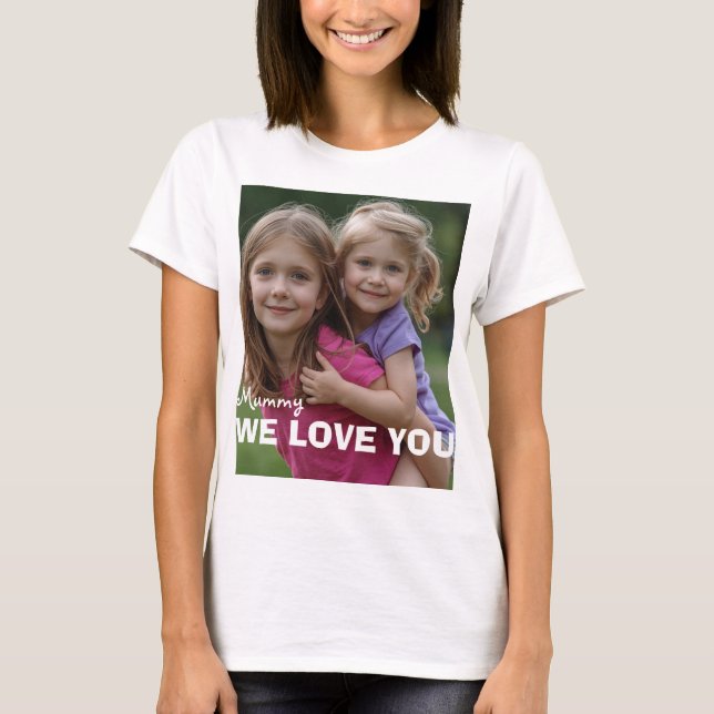 Customized with 2 and text t shirt (Framsida)