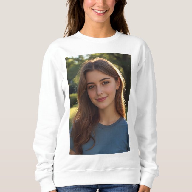 Customized with two photos t shirt (Framsida)
