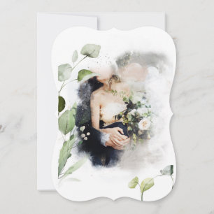 Customizsible Wedding design Inbjudningar