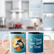 CustomSobriety Milestone Gift - Dolphin Sunset