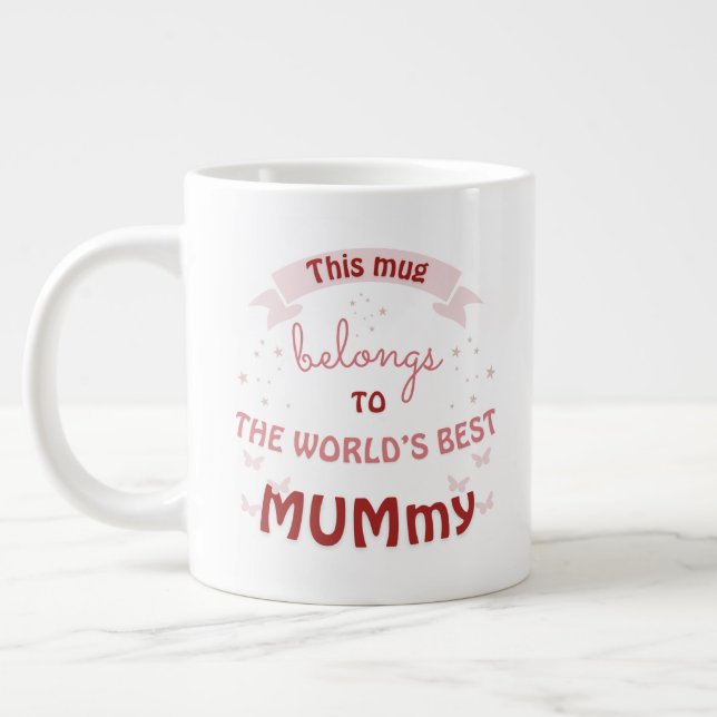 Custon MUMmy The Best in the World Jumbo Mugg (Vänster)