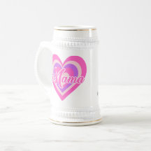 Custon Retro Heart Mama