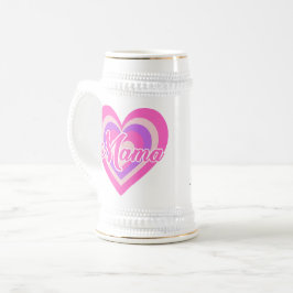 Custon Retro Heart Mama Sejdel