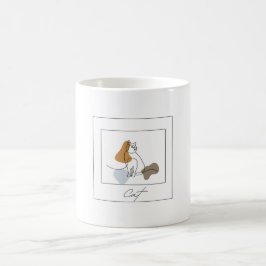 cut cat arts kaffemugg