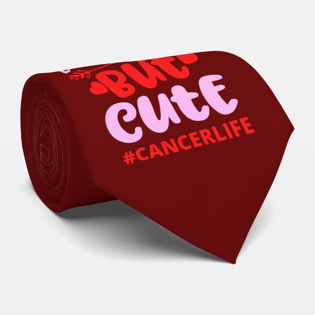 CUT MEN PSYCHO MEN CUTE #CANCERLIFE lustig födelse Slips (Rullad)