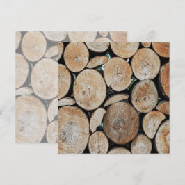 Cut Tree Branch Logs Stacked Pattern Photograph  Kort