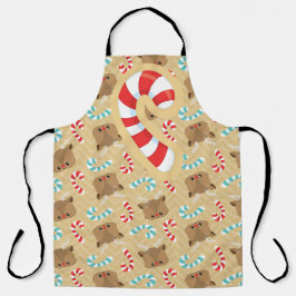 CUTBÄRA ANSIKTE OCH CHRISTMAS CANDYCANES