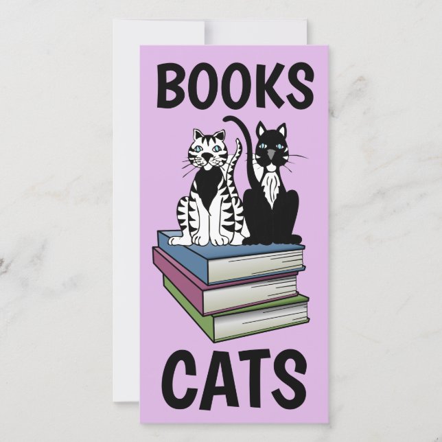 CUTCAT CATS BOOKMARKER BOKMÄRKEN (Framsida)