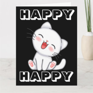 CUTCAT GIANT OVERSIZED JUMBO BIRTHDAY CARD KORT