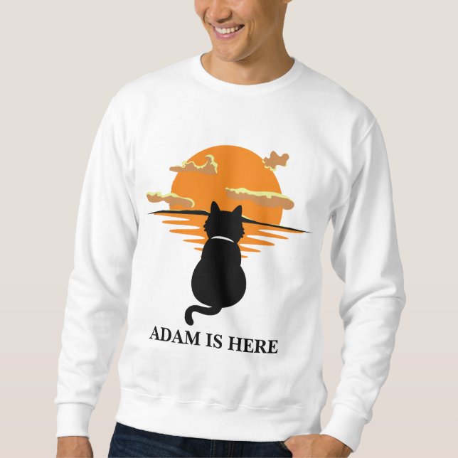 CUTCAT SPORT CUSTOMIZE PERSONLIG NAMN LÅNG ÄRMAD TRÖJA (Framsida)