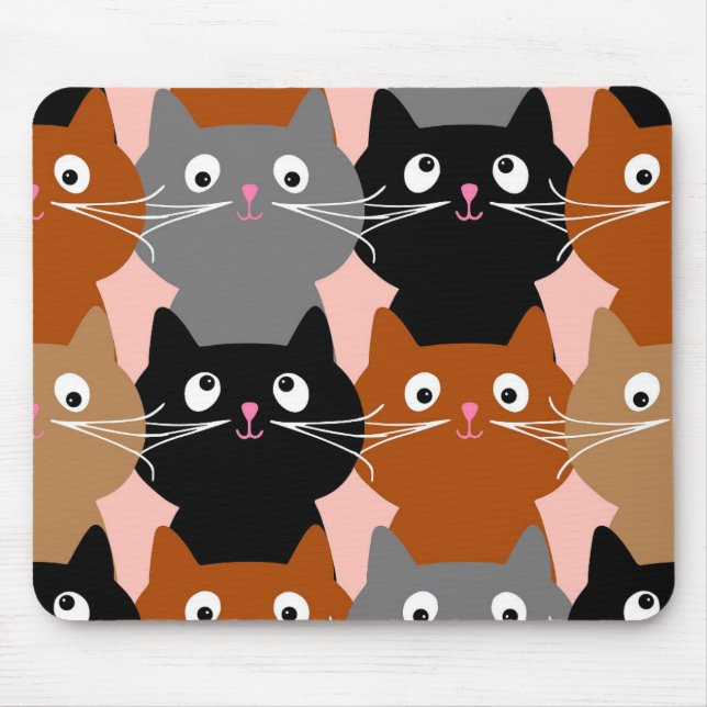CUTCATS MOUSEPAD MED KATEGORI MUSMATTA (Framsidan)
