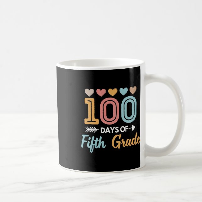 Cute 100 dagar av 5:e Klass-läraren Student Kids R Kaffemugg (Höger)