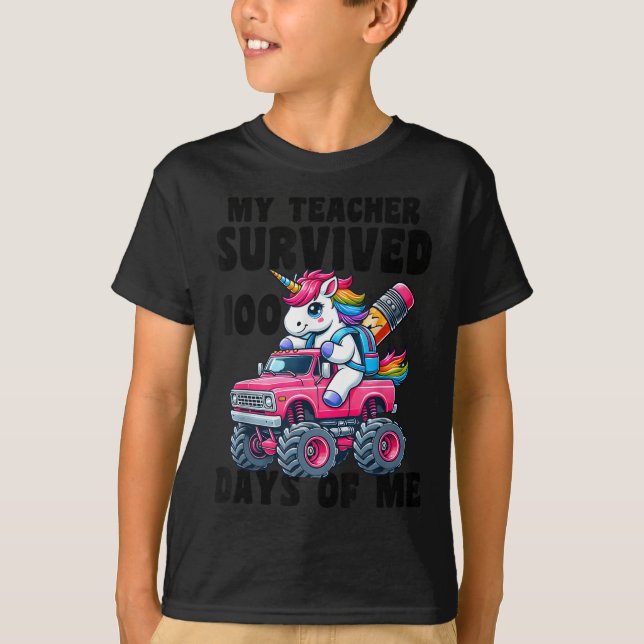 Cute 100 dagar i skolan 100 dagar i skolan t shirt (Framsida)