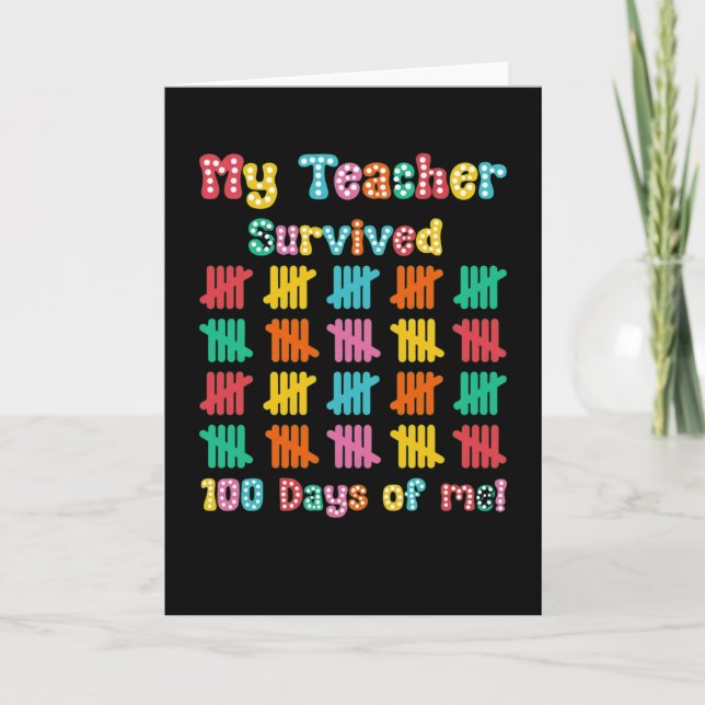 Cute 100 Days Making A Difference Puzzle Inclusion Kort (Framsida)