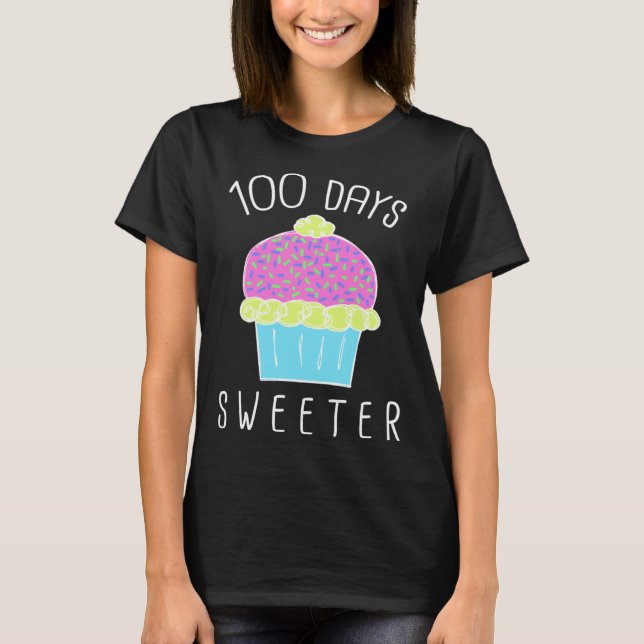 Cute 100th Day of School For Teachers and Students T Shirt (Framsida)