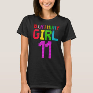 Cute 11:e födelsedagspresent - 11 år gammal block t shirt