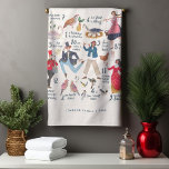 Cute 12 dagar gammal julklapp kökshandduk<br><div class="desc">Bekväma klassiska barn 12 dagar av julillustration som målats av Caroline Bonne Müller och som har en förälder i ett päron träd, två turturduvor, 3 franskar höns, 4 uppringande fåglar, 5 golden ringar, 6 gäss, 6 gäss, 7 svanar simning, 8 jungfrulig mjölkning, 9 dam-dans, 10 lordleaping, 11 piper och 12...</div>