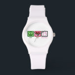 Cute 15 armbandsur<br><div class="desc">Fred Kärlek 15:e födelsedag. En söt quinceanera-gåva.</div>