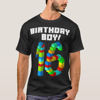 Cute 16:e födelsedagspresent - 16 år gammalt block t shirt