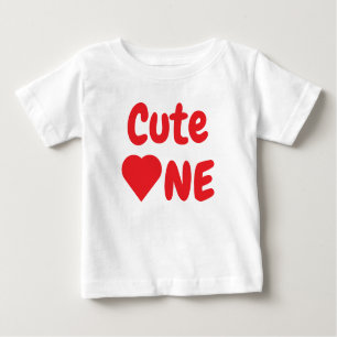 Cute 1:a födelsedag t shirt