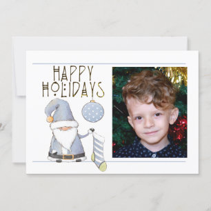 Cute 1 Photo GLAD HELG Santa Gnome jul
