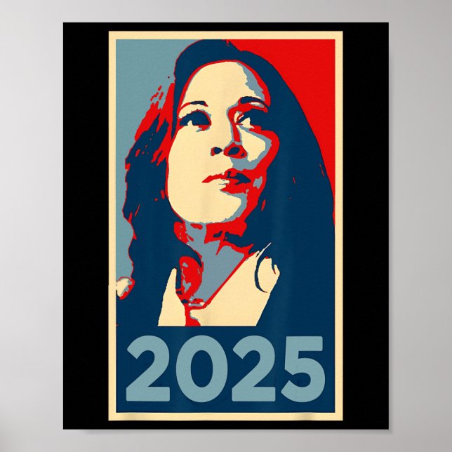 Cute 2025 Inauguration Kamala Harris Obama Poster (Framsidan)