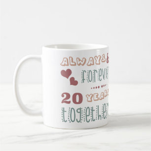Cute 20:e Bröllop-årsdagen Kaffemugg