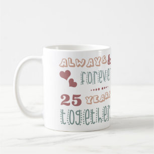 Cute 25:e Bröllop-årsdagen Kaffemugg