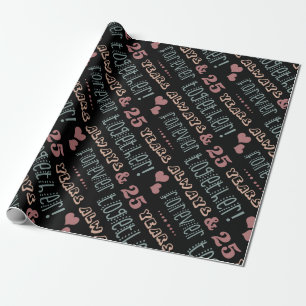 Cute 25:e Bröllop-årsdagen Presentpapper
