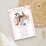 Cute 2nd Birthday Boskap Barnyard Kids Inbjudningar<br><div class="desc">Cute Land Boskap. Klicka på knappen "Anpassa" för att ytterligare anpassa mallen. Du kommer att kunna ändra all text,  inklusive stil,  färg och storlek och ändra bild.</div>