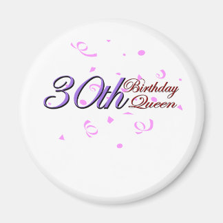 Cute, "30års födelsedag Queen" Magnet