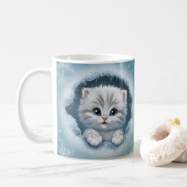 Cute 3D Kitten Mugg Wrap - Ideal Gift for Cat Love