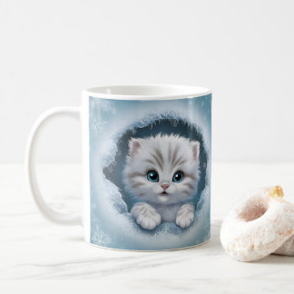 Cute 3D Kitten Mugg Wrap - Ideal Gift for Cat Love
