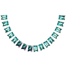 Cute 3d Spirit Pony 24 Grattis på födelsedagen Bub Vimplar