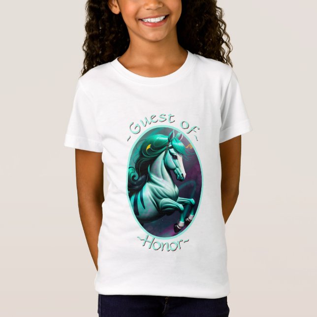Cute 3D Spirit Pony 24 Hedersgäst T Shirt (Framsida)