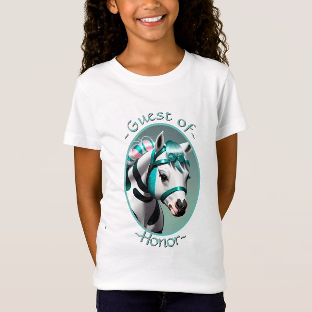 Cute 3D Spirit Pony 7 Guest of Honor T Shirt (Framsida)