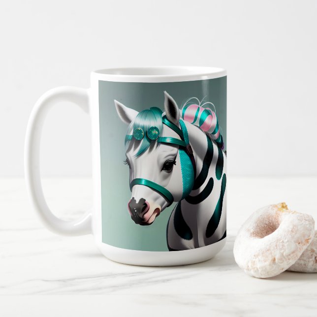 Cute 3d Spirit Pony 7 Kaffemugg (Med munk)